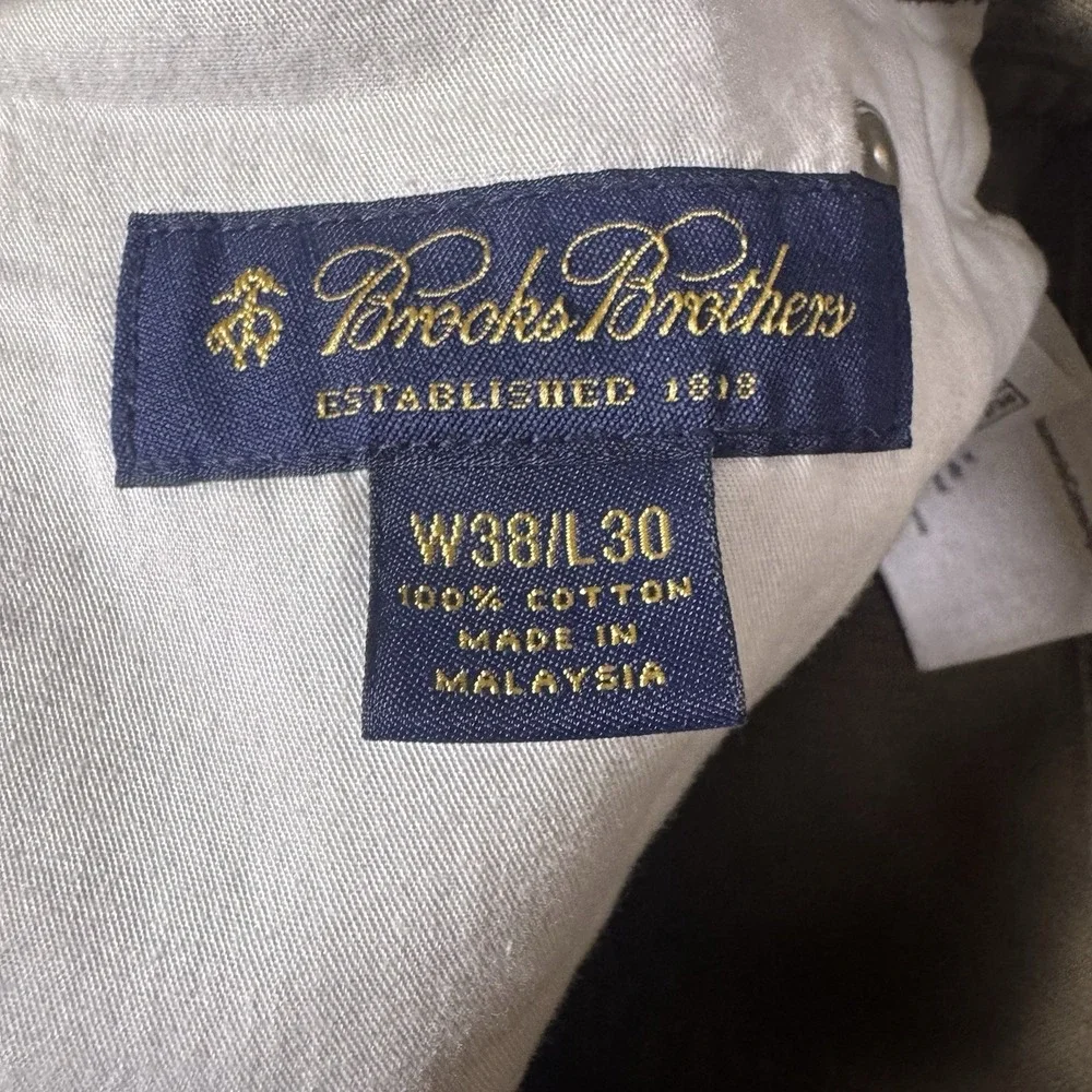 Brooks Brothers Corduroy‎ Pants Mens 38x30 1818 Pinwale Trouser Chino Vintage